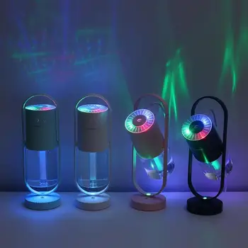 

200ml Humidifier LED Light Ultrasonic Mist Maker 360 Angle Aroma Diffuser