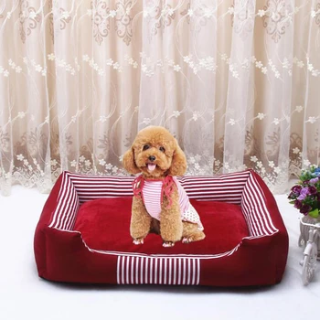 

Dogs Beds Sofas Detachable Mat Petshop Products Dog House Kennel for Bull Terrier Teddy Pug Small Dogs Cats Sleeping G17