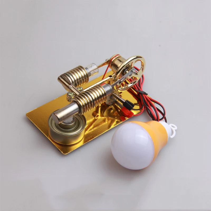 

Stirling Engine External Combustion Engine Small Generator Intellectual Development Steam Engine Model Science And Education Toy