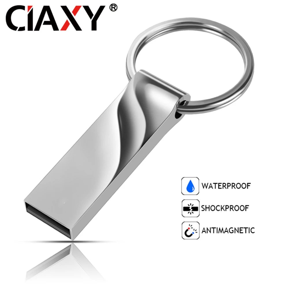 Pendrive usb de metal con 8GB, 16GB, 128GB, 64GB, 2,0