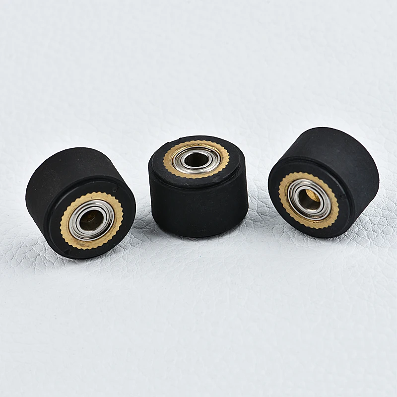 3X Rullo Di Spinta Rullo Rullo Per Mimaki Roland Camm Graphtec Ce5000 120 Liyu Plotter Da Taglio Taglierina Vinile Alimentazione Gomma Rame