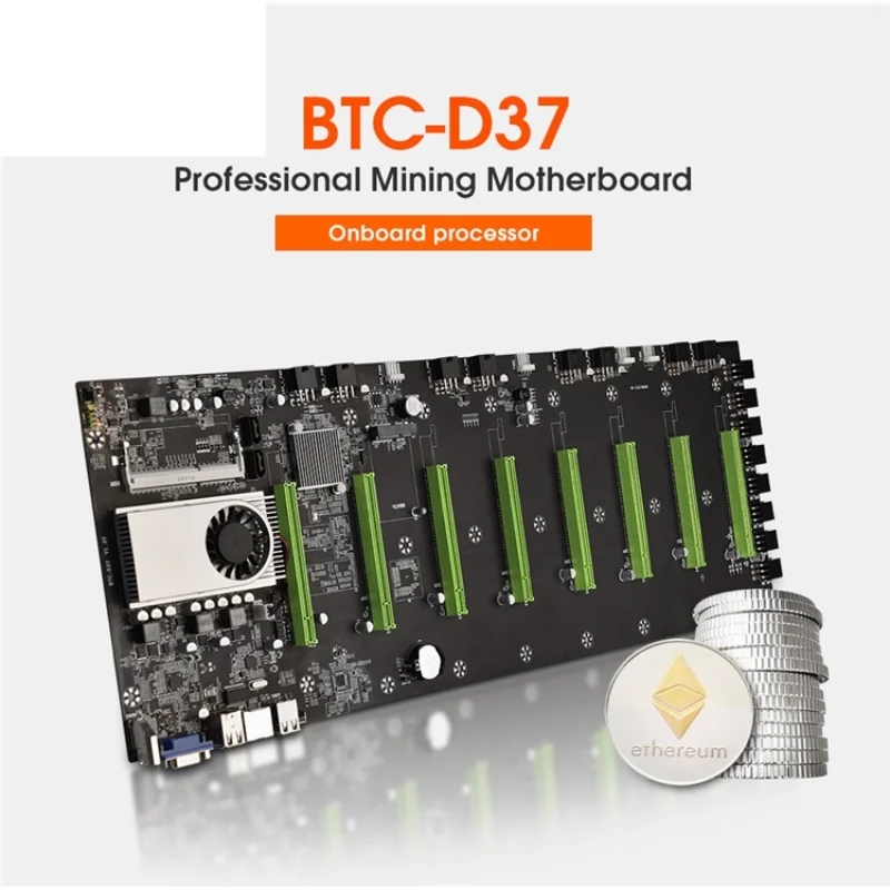 ワンピース専門店 マイニングマシン Pcマザーボード Cpuコンボ 8グラフィックカードスロット Ddr3 統合vgaインターフェース Btc D37 激安クリアランス Pmra Mw