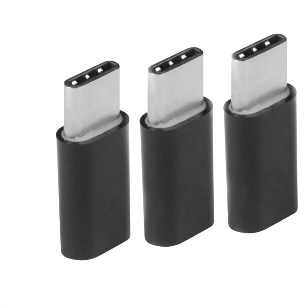 

3 pcs Micro 2.0 Female to type-C 3.1 Male Connector Converter USB C to USB Adapter Converters #HY