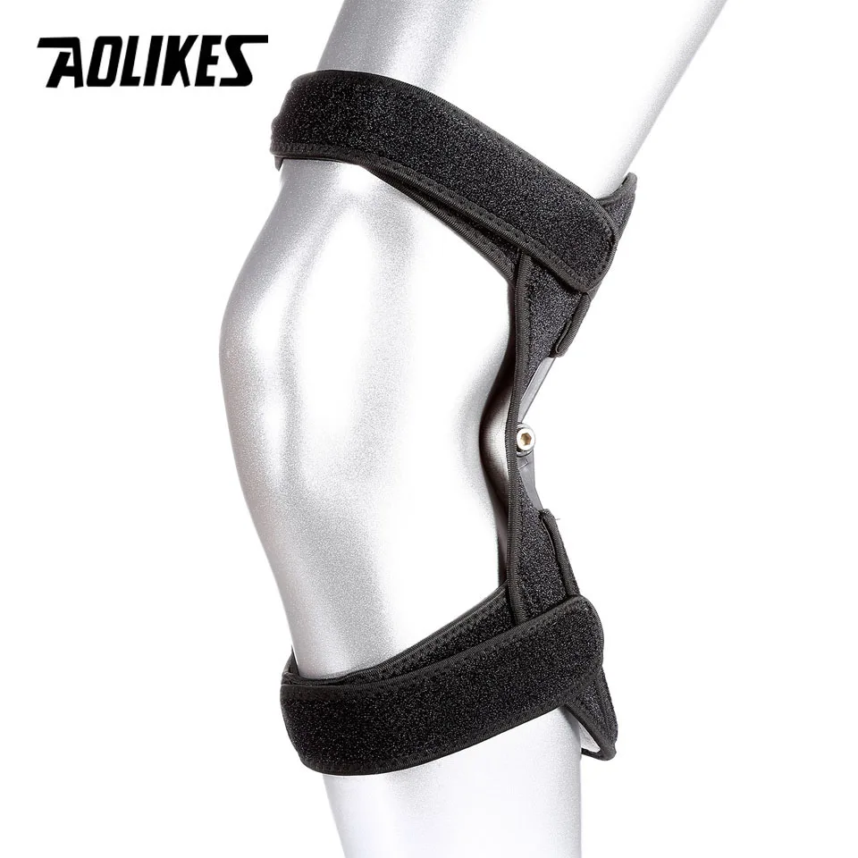 AOLIKES Joint Support Knee Pad Breathable Non-slip Lift Pain Relief For Knee Power Spring Force Stabilizer booster For Elde