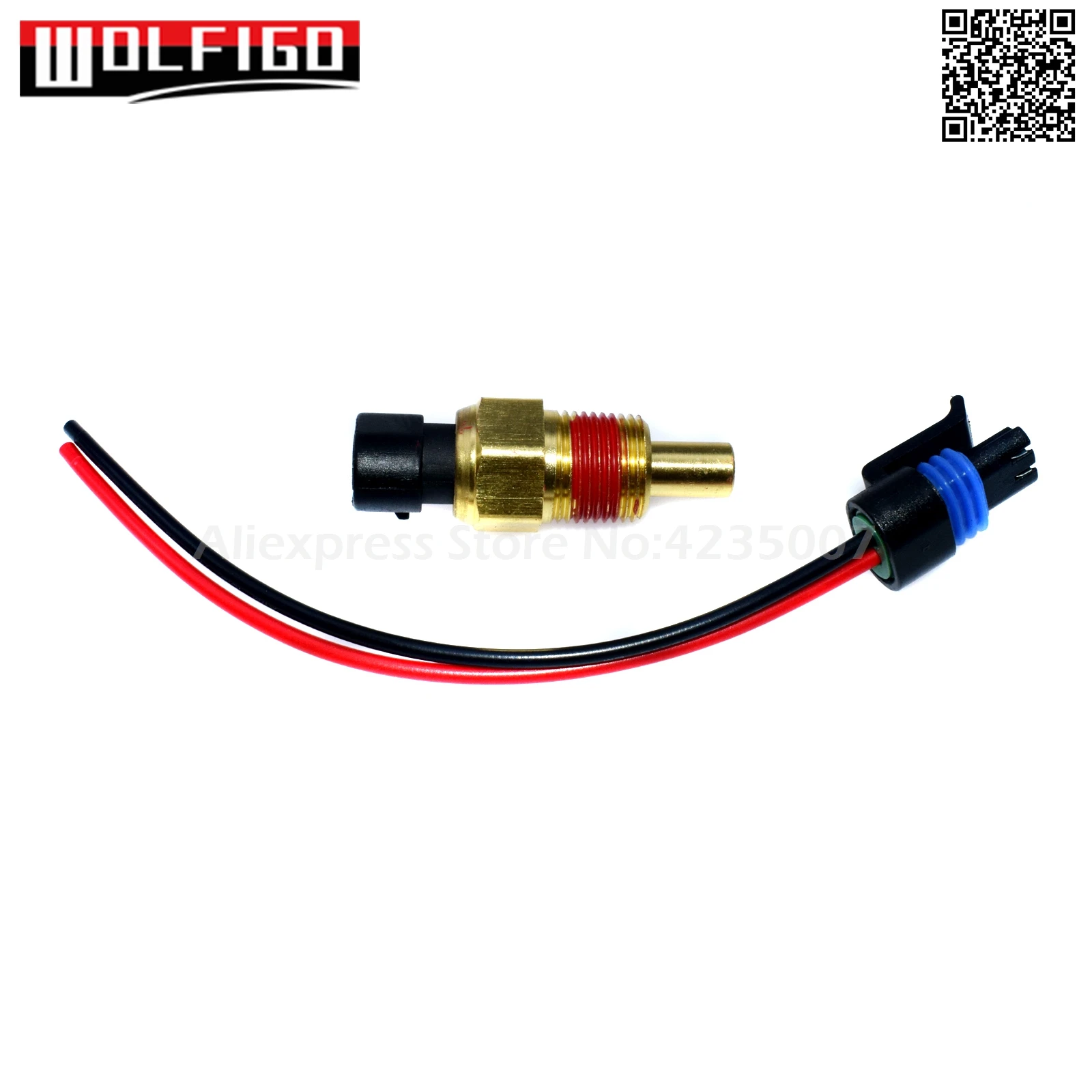 WOLFIGO Fit GMC Buick Lucerne Cadillac Jeep Chevrolet датчик температуры охлаждающей жидкости с Pigtail
