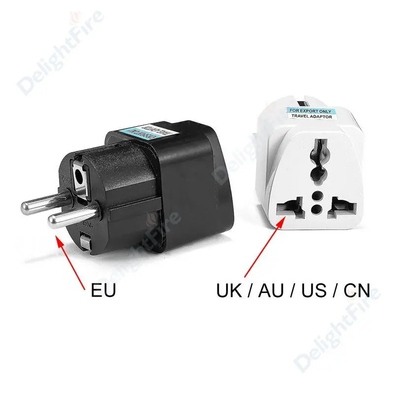 Универсальный Европейский штепсельный адаптер для ЕС, AU, UK, US, EU, адаптер для путешествий, электрическая штепсельная вилка, розетки для зарядного устройства, электрическая розетка