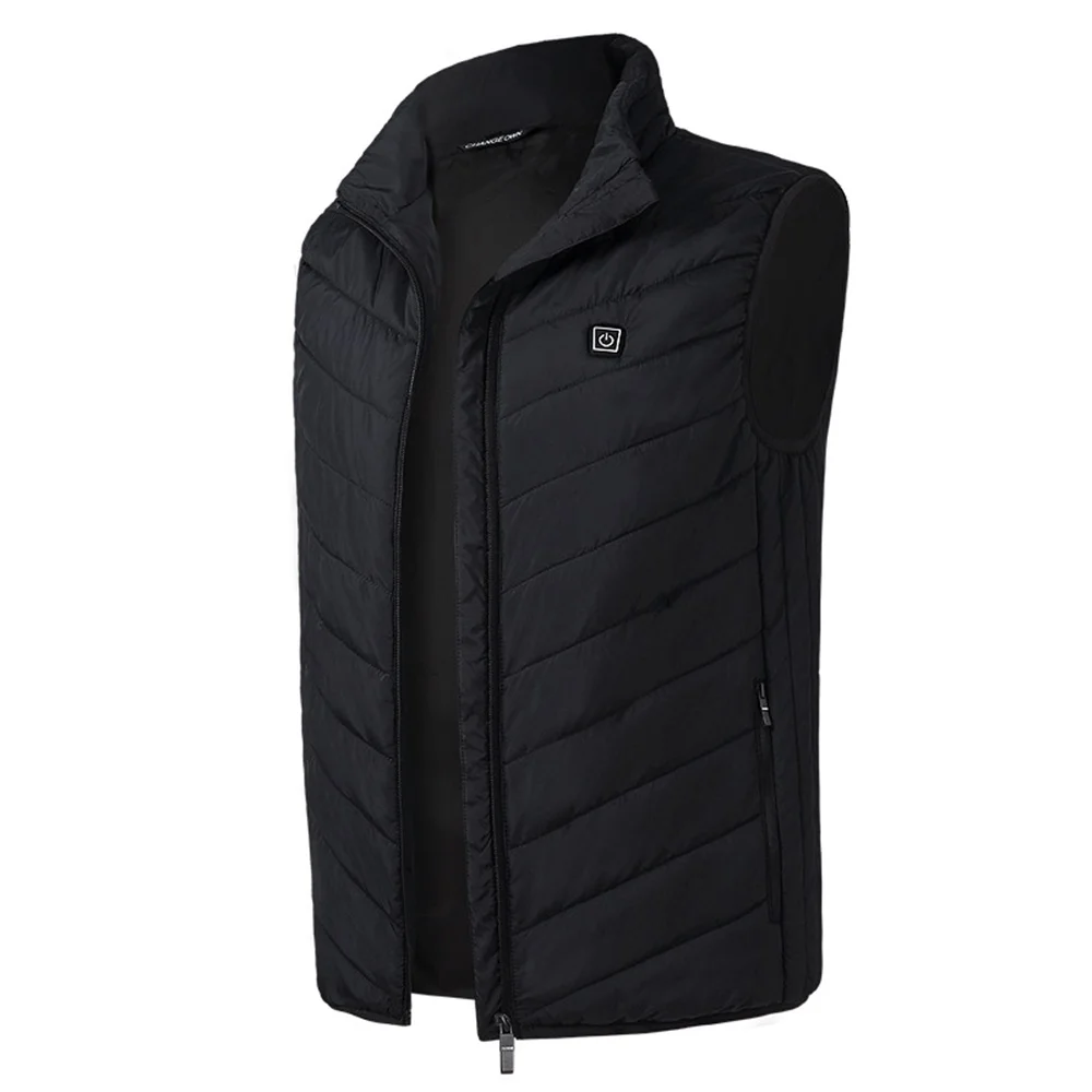 Зимняя куртка с электрическим подогревом, жилет с подогревом, тканевое пальто для мужчин и женщин, USB теплая спортивная флисовая зимняя куртка для походов и кемпинга, SAA0094