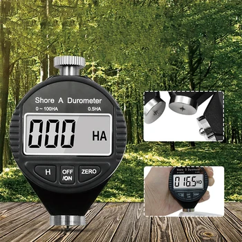 

LCD Digital Hardness Durometer Hardness Tester Hardness Meter A/C/D for Plastic Leather Rubber Multi-resin Measuring Tools