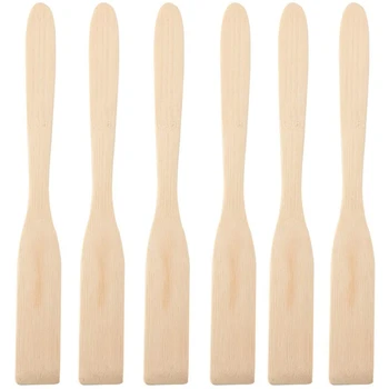

Milk Stirring Sticks Bamboo Wooden Natural Practical Stirring Spoons Mixing Sticks for Hotel Restaurant Tea Shop 10Pcs