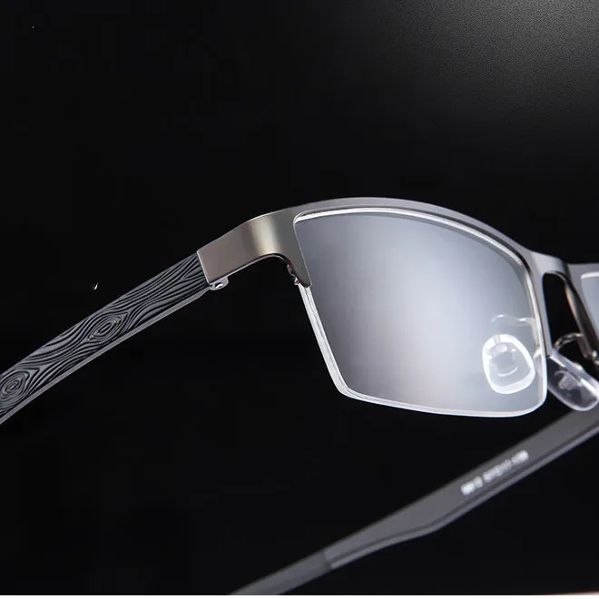 

Metal Men Eyeglasses Business Computer Myopia Optical Prescription Eye Clear Lens Glasses Frame For Male Quality Eyewear 9909