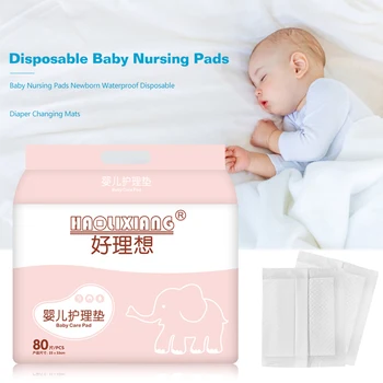 

Baby Nursing Disposable Eco Baby Diaper Changing Mat for Children 80pcs Pads Newborn Waterproof Disposable Diapers Changing Mat