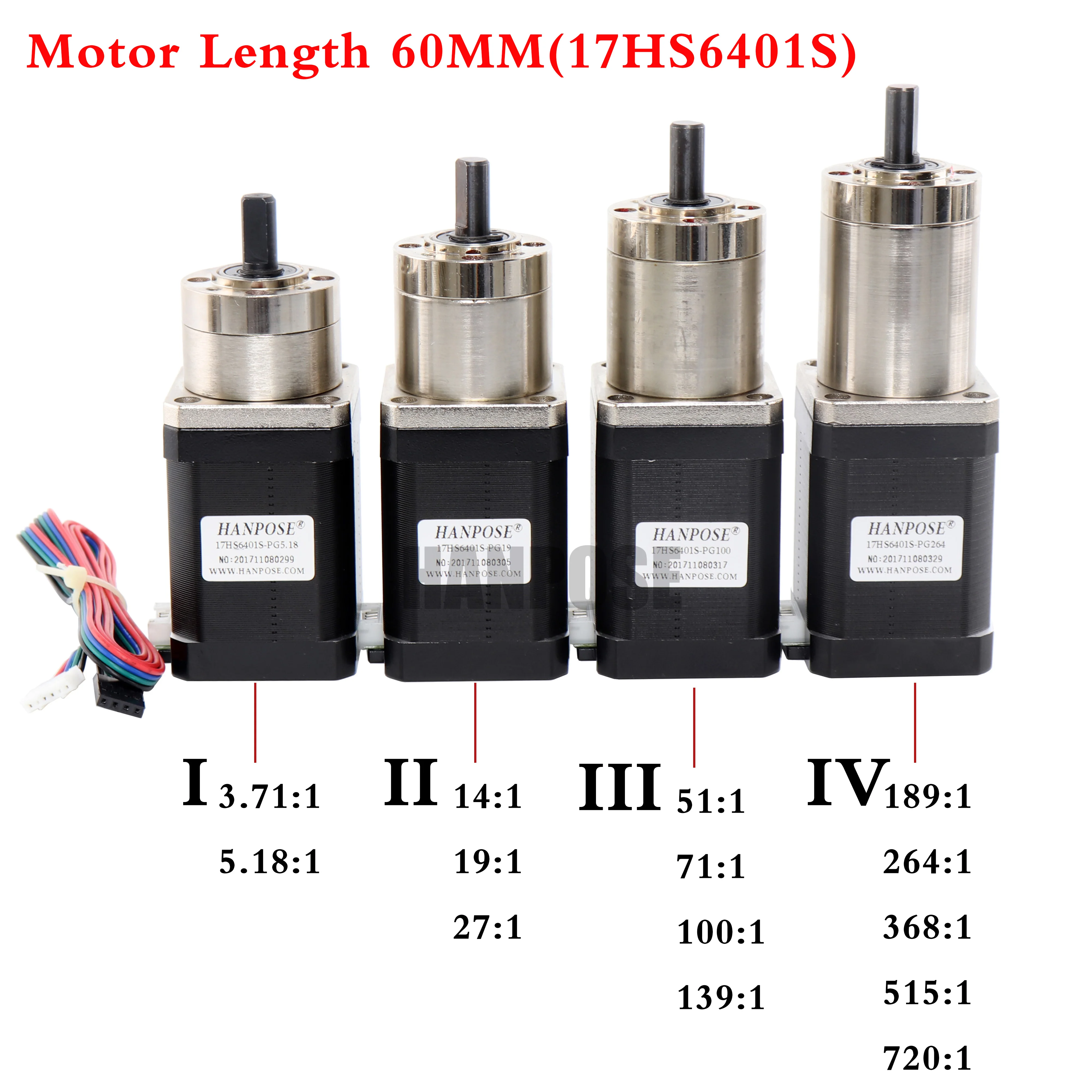 Экструдер Nema 17 17HS6401S PG шестеренка для 3D принтера шаговый двигатель