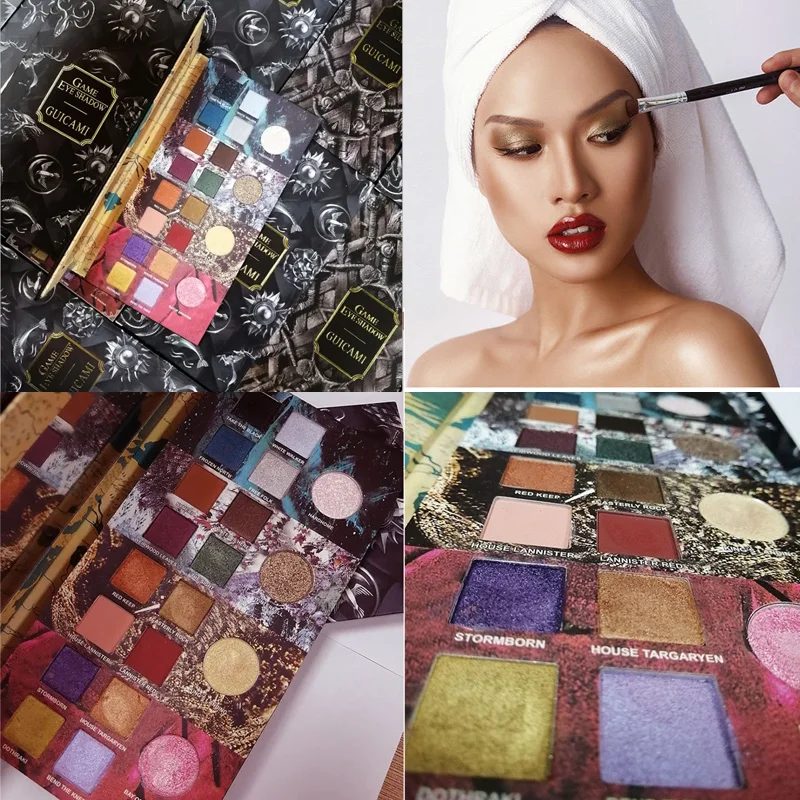 

Urban Della Game Thrones Eyeshadow Palette 20 Colors Makeup Pallete Shimmer Matte Glitter Pigment Waterproof EyeShadow Pallete