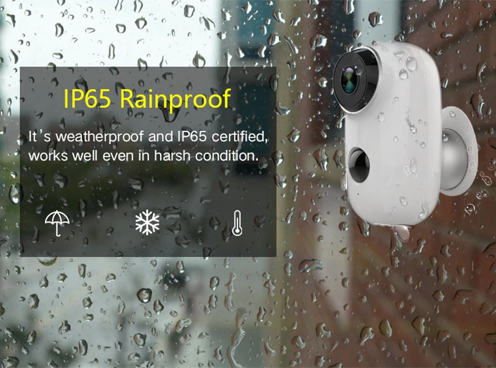

720P IP IR Infrared Wireless Rechargeable Battery Camera Waterproof Outdoor Indoor Wifi Voice Intercom Baby Monitor CCTV Cameras