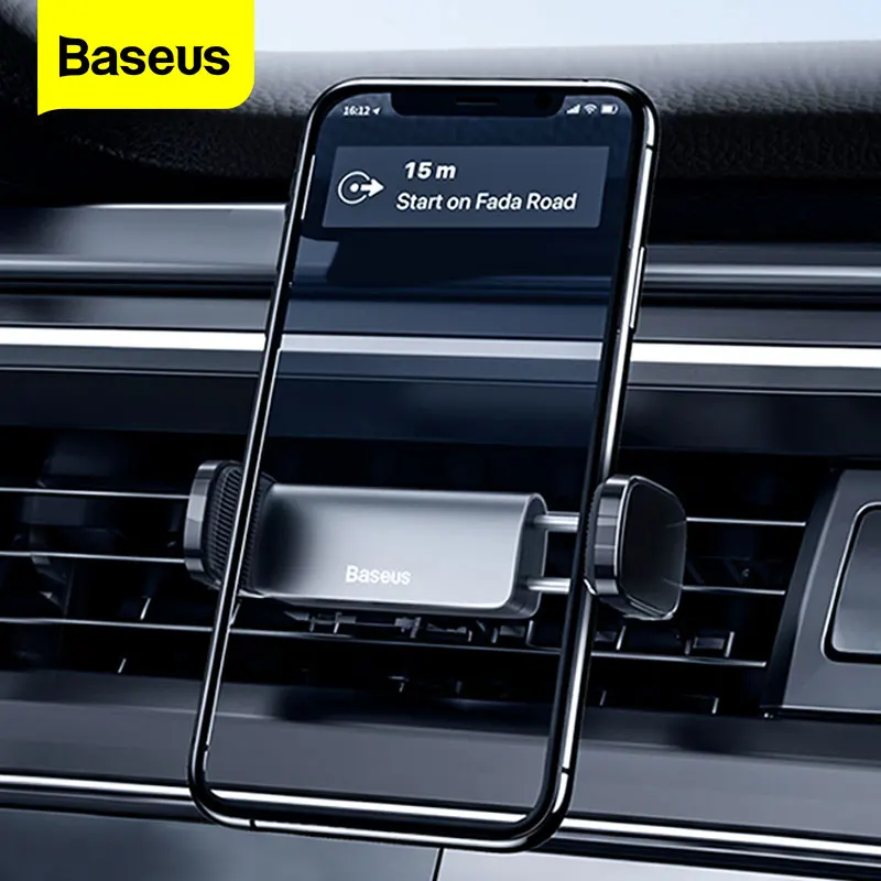 Baseus Phone Holder Car for iPhone 11 Pro X Max Xiaomi Bracket Auto Holder in Car Support Cell Cellphone Mobile Phone Car Holder