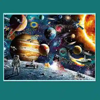 

1000 Pieces Space Jigsaw Puzzles For Kids/adults Space Paper Puzzles Brain Challenge Toy Landscape Jigsaw Puzzles For Decoration