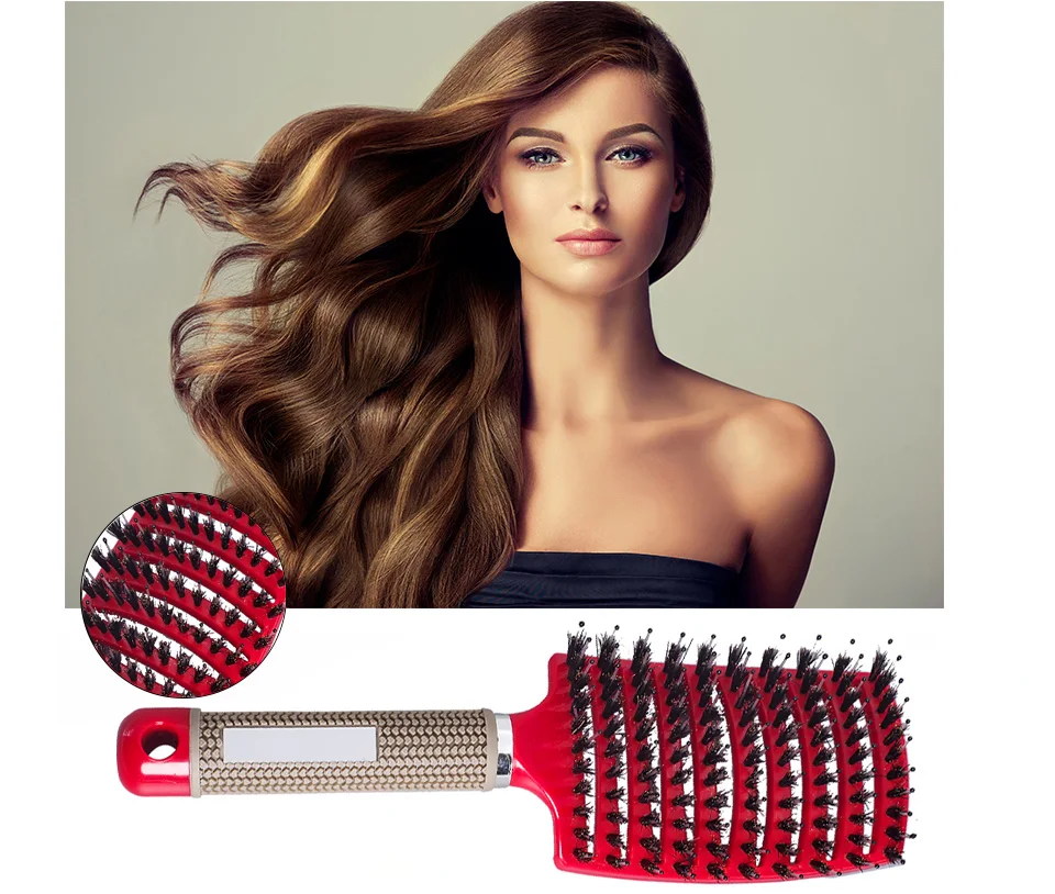

Comb Hair Brush Scalp Professional Hairbrush Hair Women tangle Hairdressing Supply brush Tool hair comb for drop shipping