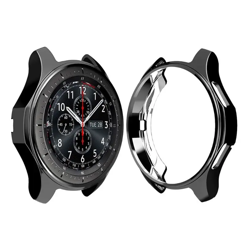 46 мм покрытие ТПУ против царапин рамка Защитная крышка оболочка для samsung gear S3 классический S4 Galaxy Watch JUL31