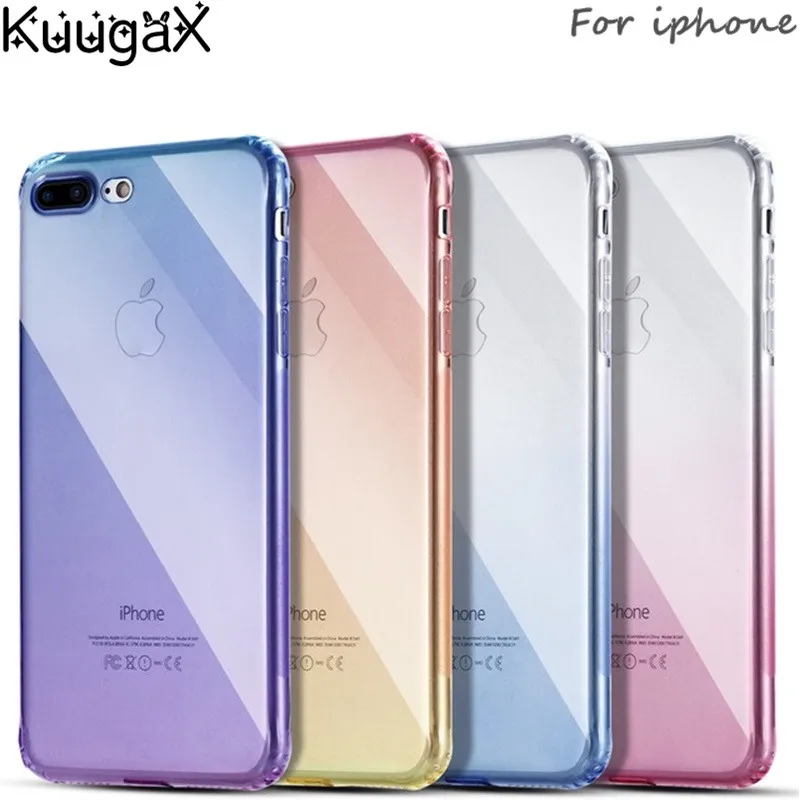 

2019 Luxury Color Case For iPhone X XS Max 8 7 6 6s Plus Cover Case Ultra Thin Slim Soft TPU Silicone For iPhone XR Coque Fundas