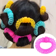 6/8pcs Pack Hairdresse Magic Hair Curler Spiral Curls Roller Donuts Curl Hair Styling Roller DIY Tool for Woman Hair Accessories