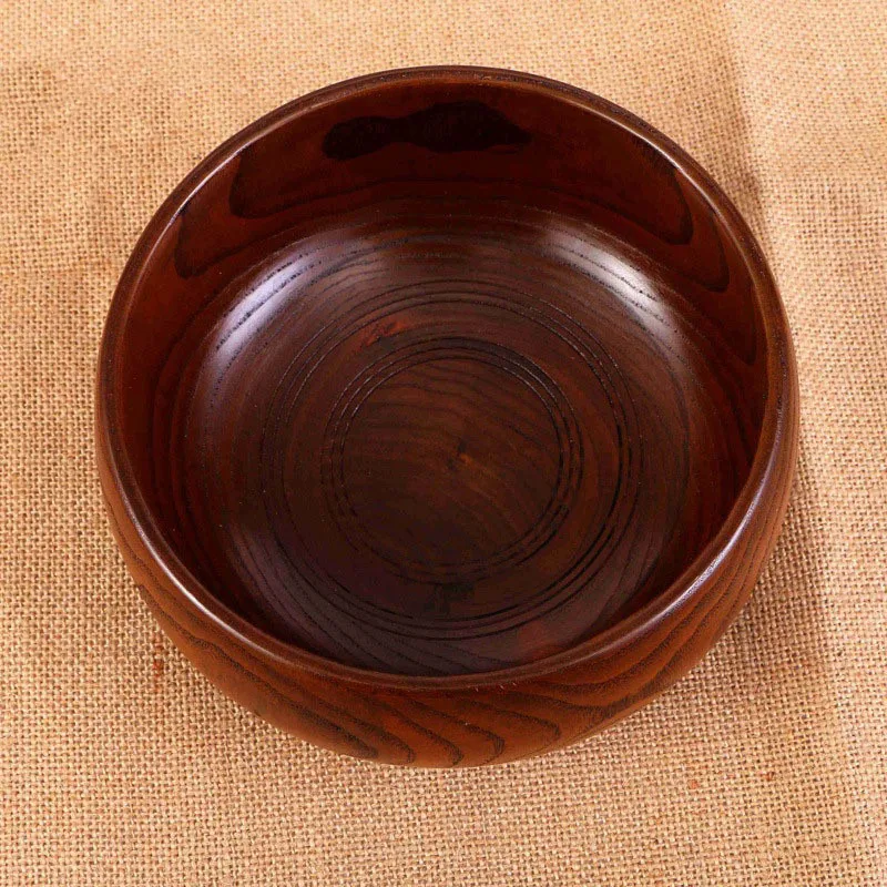 Description Picture 3 of itemHigh Quality Camphor Wood Soup Bowl Fashion Natural Healthy Wooden Rice Bowl Food Fruit Dish