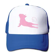 Мужская кепка для водителя грузовика, французский бульдог, Йога-1, Мужская Регулируемая сетчатая Кепка, последняя задняя Кепка