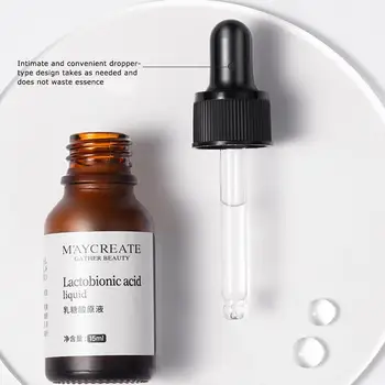 

15ml Lactobionic acid solution shrinks pores and relieves face fruit acid closed essence renewal skin essence K5K1