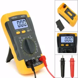 Voltmètre numérique LCD, testeur de capacité Ohm, multimètre portatif, livraison directe 