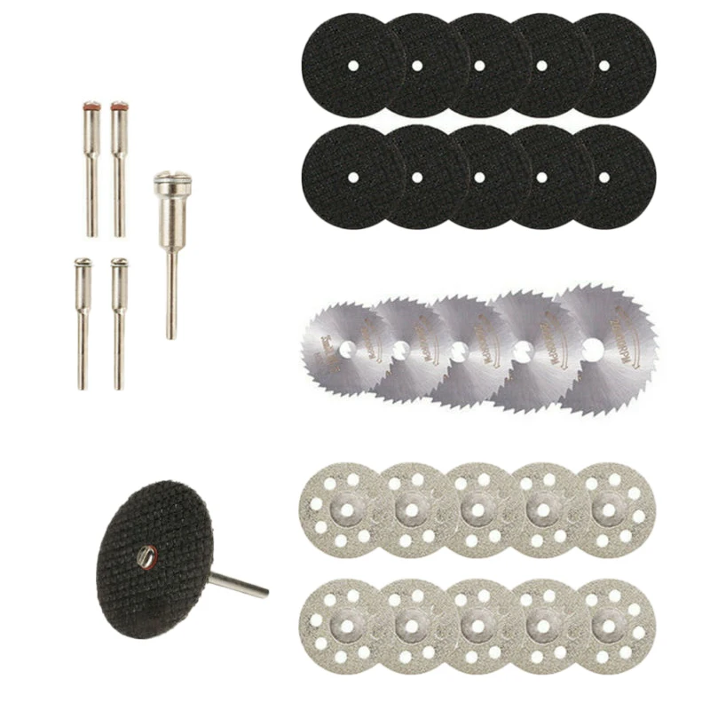 30 шт./компл. Алмазная резка колесо диск комплект мини-дрель роторный инструмент для резки Мрамор бетон кирпич фарфор Керамика древесины