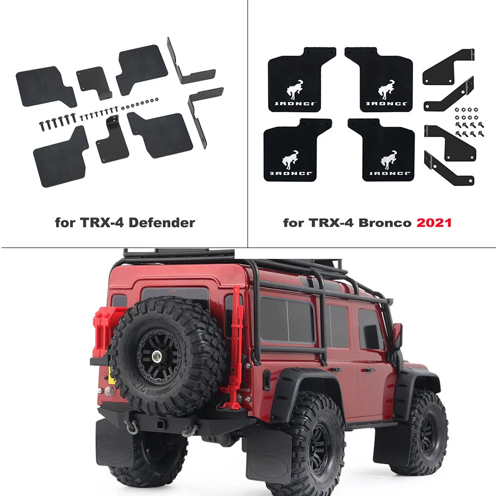 TRX4 Rubber Front and Rear Fender with 