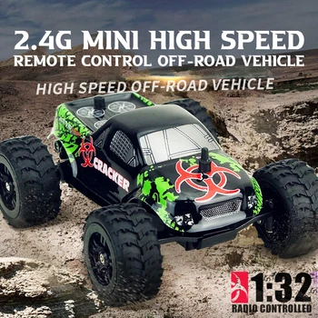 

Remote Control Car 1:32 RC Truck 12+MPH 2.4 GHz Remote Control 4-Channel Off-Road Car for Boys Kids Toys Gifts