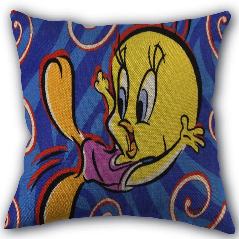 Новинка; Лидер продаж на заказ морском стиле с надписью Tweety наволочка льняное белье фабричный Текстиль для дома наволочка квадратной формы размером 45*45 см свадебные декоративные наволочка - Цвет: 22