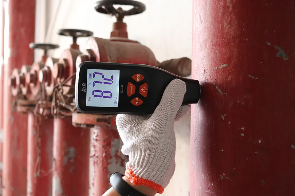 de revestimento 0.1 mícrons 0-1500 testador de