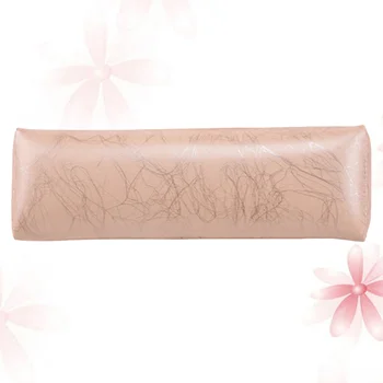 

Manicure Hand Pillow Manicure Rectangle Leather Hand Pillow Large Size Hand Pillow (Golden Brown)