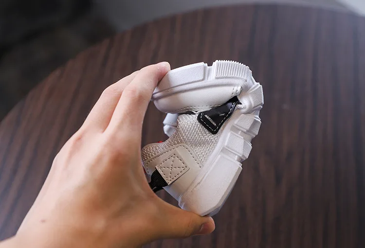 Jorkzaler/весенне-осенние детские кроссовки для девочек и мальчиков; сетчатые дышащие детские спортивные туфли; Повседневная нескользящая обувь для подростков