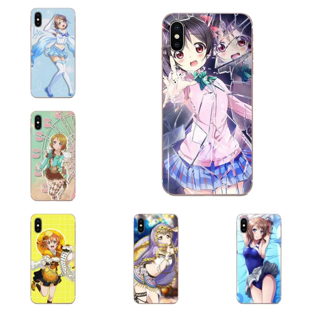 Бикини сексуальные Love Live аниме для девочек мягкий чехол телефона Galaxy Grand A3 A5 A7 A8 A9