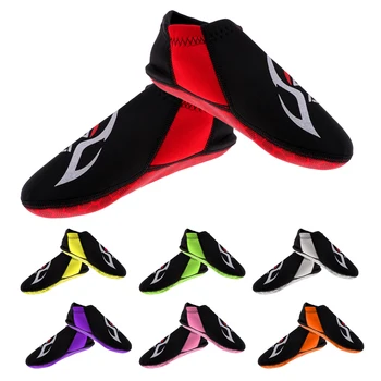 

Unisex 3mm Neoprene Socks Shoe Snorkeling Swimming Dive Surfing Water Sports Shoes Boots Equipment XS-M Red Purple Pink