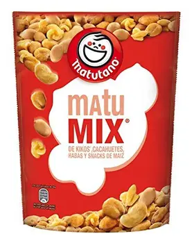 

Matutano - Mix Original - Cacahuetes, Snacks de Maíz y Kikos - 130 g - [Pack de 10]
