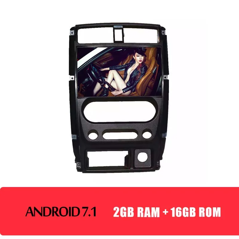 KiriNavi 2 Din Android 8,1 автомобильный Dvd Gps навигатор для Suzuki Jimny Android автомобильный Радио мультимедийный плеер- Bluetooth - Цвет: Android car radio