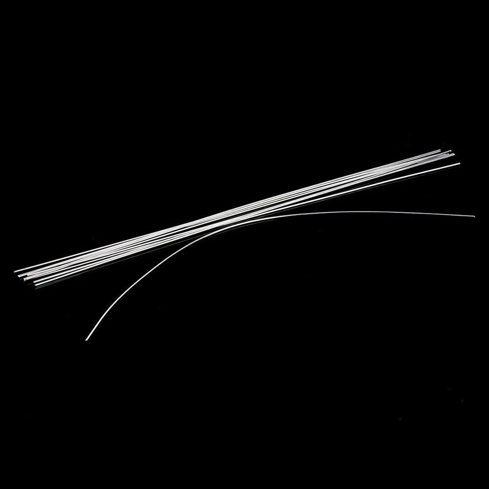 10pcs Easy Melt Aluminum Tool Strength Silver Light Weight 1.6mm Soldering Low Temperature Welding Rod Wide Application Stick