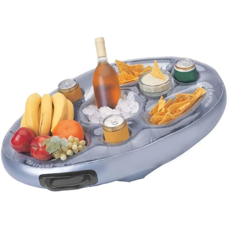 P82C Inflatable Spa Bar Hot Tub Spas Floating Drinks and Food Holder Tray hot tub drink holder