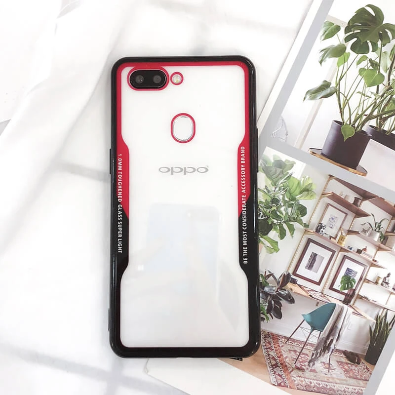 

Hard Pc Cover Glass Case For Oppo F11 Pro R17 F9 F7 R19 A1 A83 A5 A3s K3 A9 A7 R15 R11 plus R9 Phone Luxury Cases Coque Casing