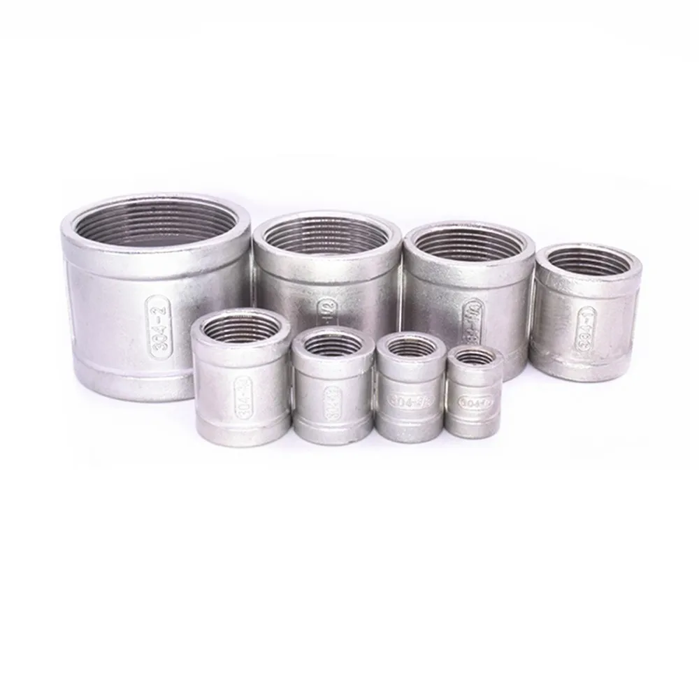 Нержавеющая сталь SS304 1/" 1/4" 3/" 1/2" 3/" 1-1/4" 1-1/" 1-" муфта с внутренней резьбой Фитинги Соединительный адаптер jointer