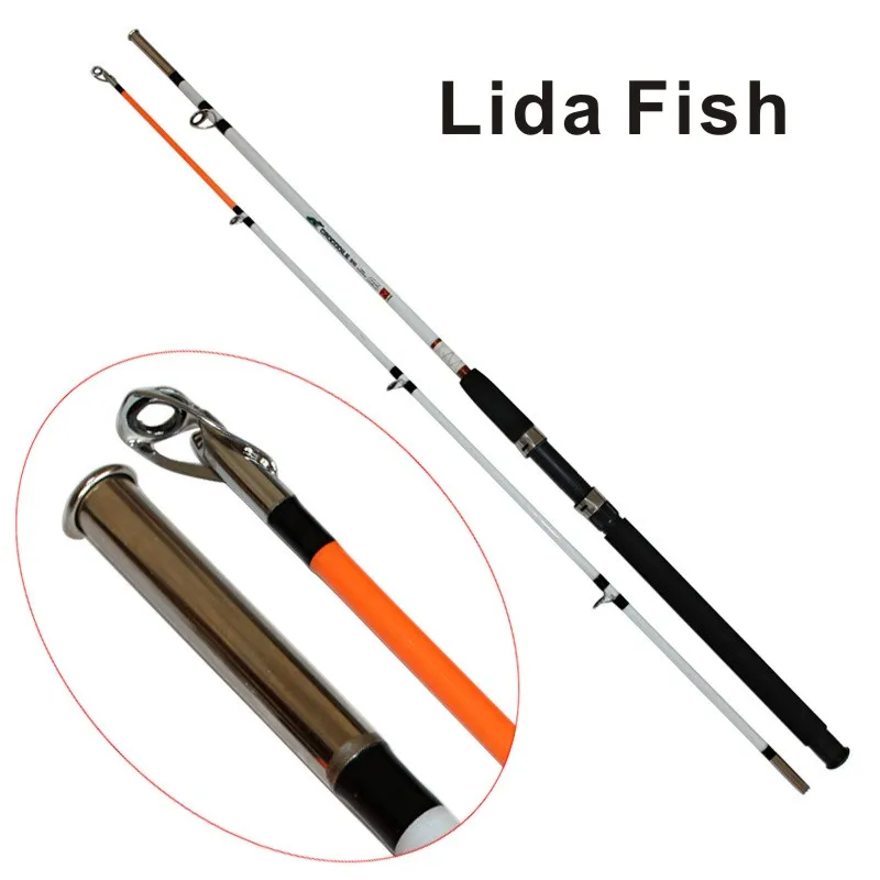 Lida Fish брендовая твердая Удочка Lua 1,5-1,8 м для рыбалки, большая рыба на выбор, Супер жесткий стеклопластиковый эпоксидный нож, вращающийся якорь, удочка