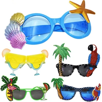 

Novely Hawaiian Party Glasses Pineapple Party Glasses Funny Glasses Photo Props Personality Performance Glasses