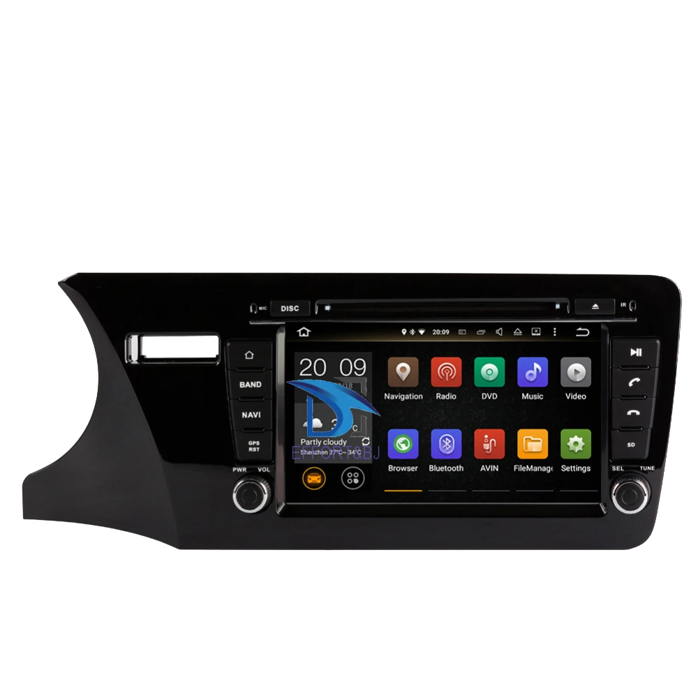 Android 10 0 Восьмиядерный Автомобильный GPS-навигатор мультимедийный DVD-плеер для Honda