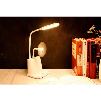 

USB Rechargeable LED Desk Lamp Touch Dimming Adjustment Table Lamp For Children Kids Reading Study Bedside Bedroom Living Room