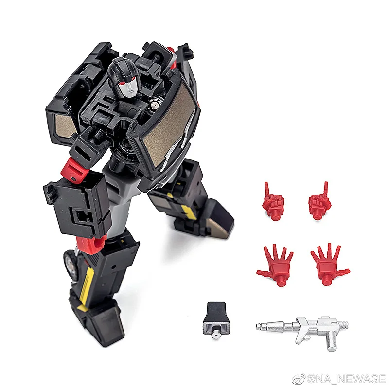 

Newage Na H7b Black And White with Pattern Algam Autobots Riddick Transformation Toy Jingang Small Proportion Model