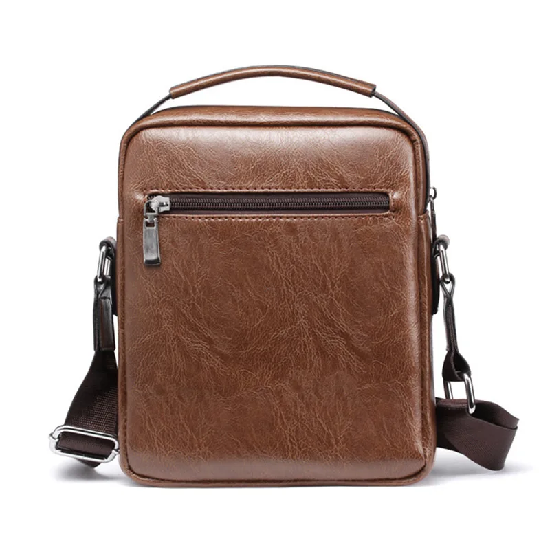 Ceny Na co dzień mała torebka męska Vintage walizka biznesowa torba na ramię człowiek kolaż Messenger torby na książki mężczyzna trwała torba crossbody