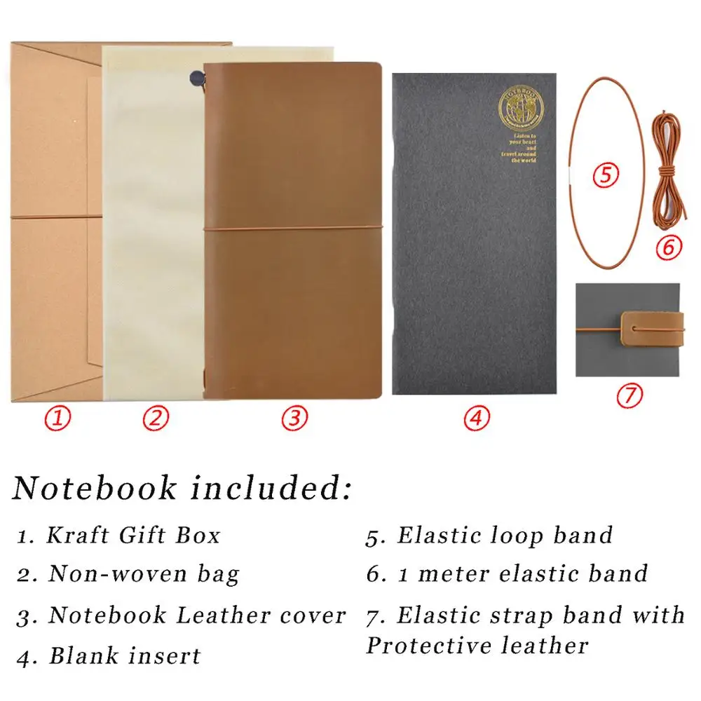 Cena 100% prawdziwy skórzany notes Planner Handmade Travel Bullet Journal oliwkowy paszport Agenda Sketchbook Diary Vintage Stationery